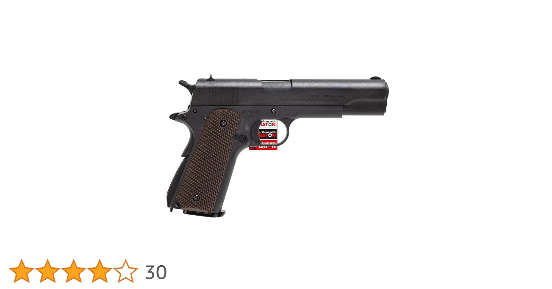 Amazon.co.jp: [ BATON airsoft ] M1911A1 CO2GBB セカンドロット